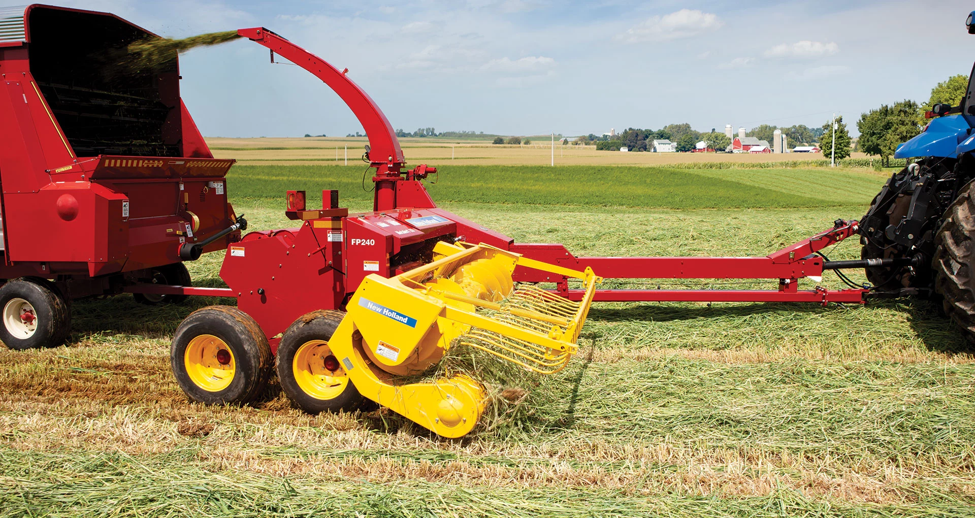 New Holland FP240 Pull-Type Forage Harvester