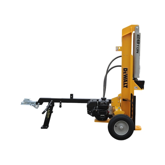 DEWALT 28 Ton 196cc Horizontal/Vertical Full Beam Hydraulic Log Splitter