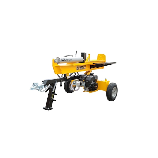 DEWALT 28 Ton 196cc Horizontal/Vertical Full Beam Hydraulic Log Splitter