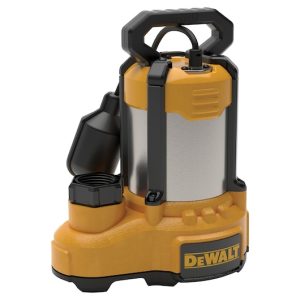 DEWALT 3/4 HP Stainless Steel/Cast Iron Submersible Sump Pump DEWALT 3/4 HP Stainless Steel/Cast Iron Submersible Sump Pump