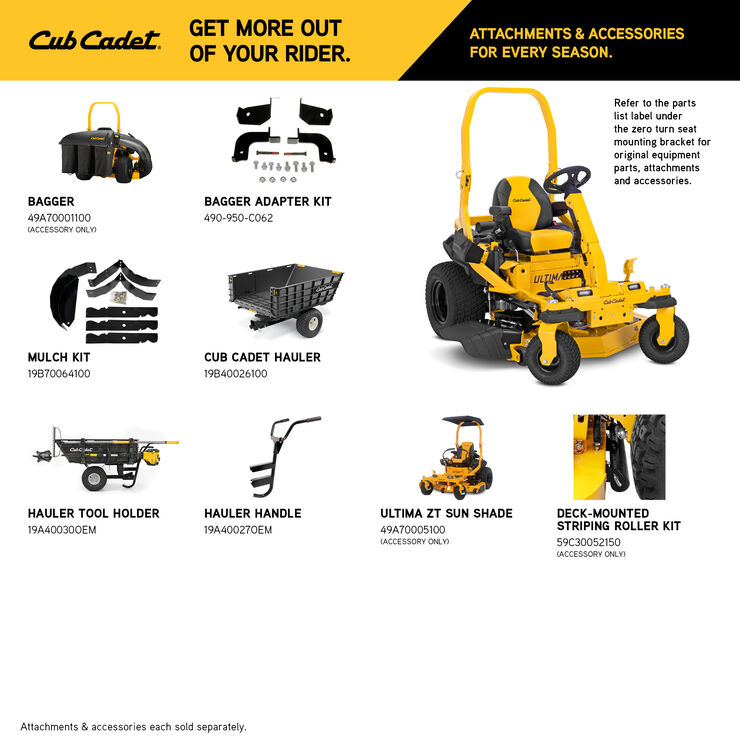 Cub Cadet ZTXS4 48 (47TSCAB6A10) Cub Cadet ZTXS4 48 (47TSCAB6A10)