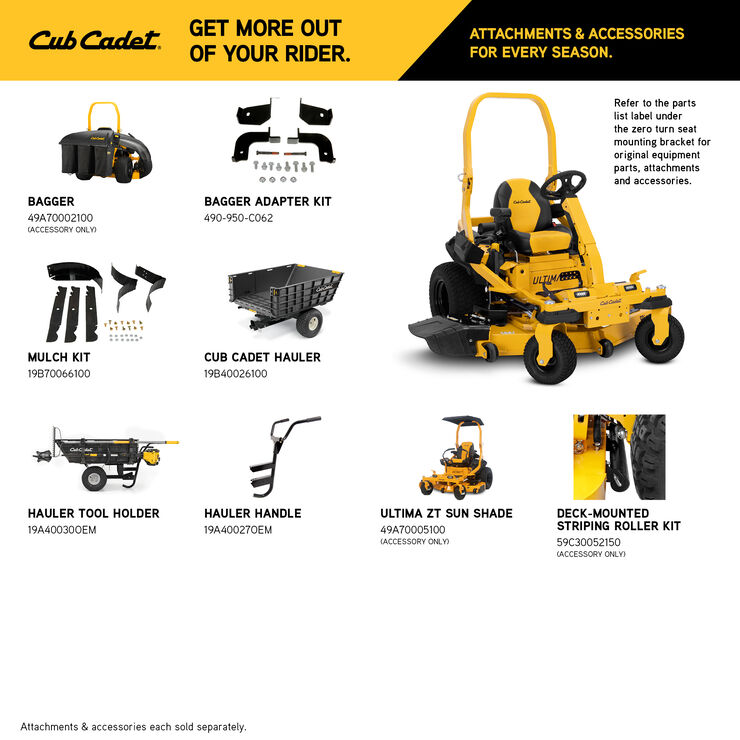 Cub Cadet ZTXS4 60 (47TSCAB8A10) Cub Cadet ZTXS4 60 (47TSCAB8A10)