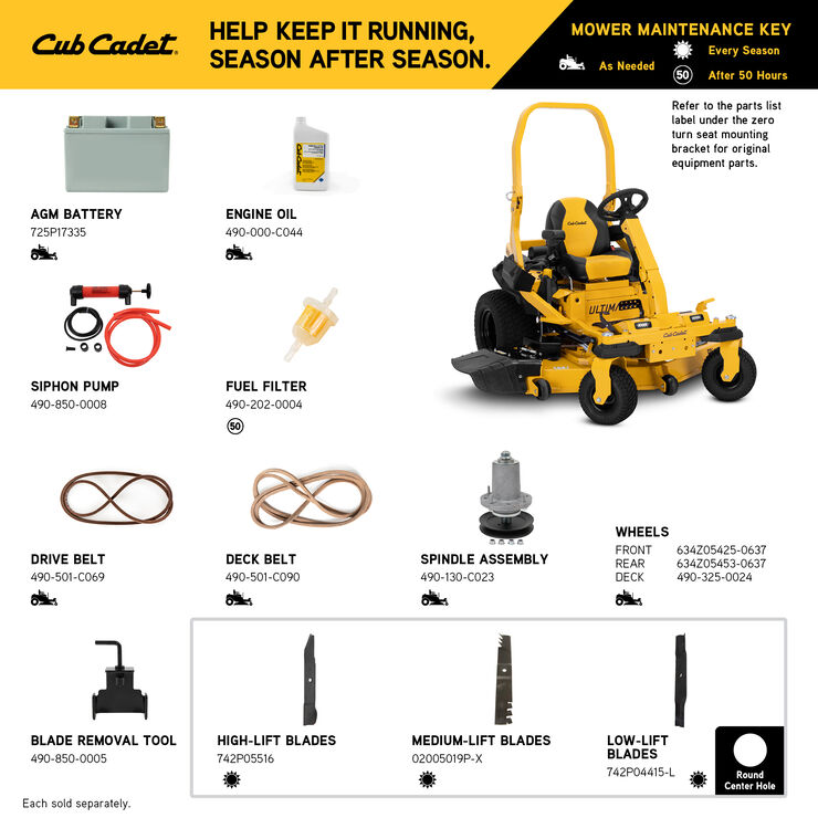 Cub Cadet ZTXS4 60 (47TSCAB8A10) Cub Cadet ZTXS4 60 (47TSCAB8A10)