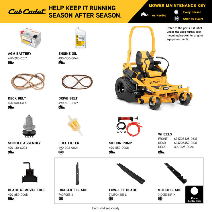 Cub Cadet ZTXS5 60 (47RKCAB8A10) Cub Cadet ZTXS5 60 (47RKCAB8A10)