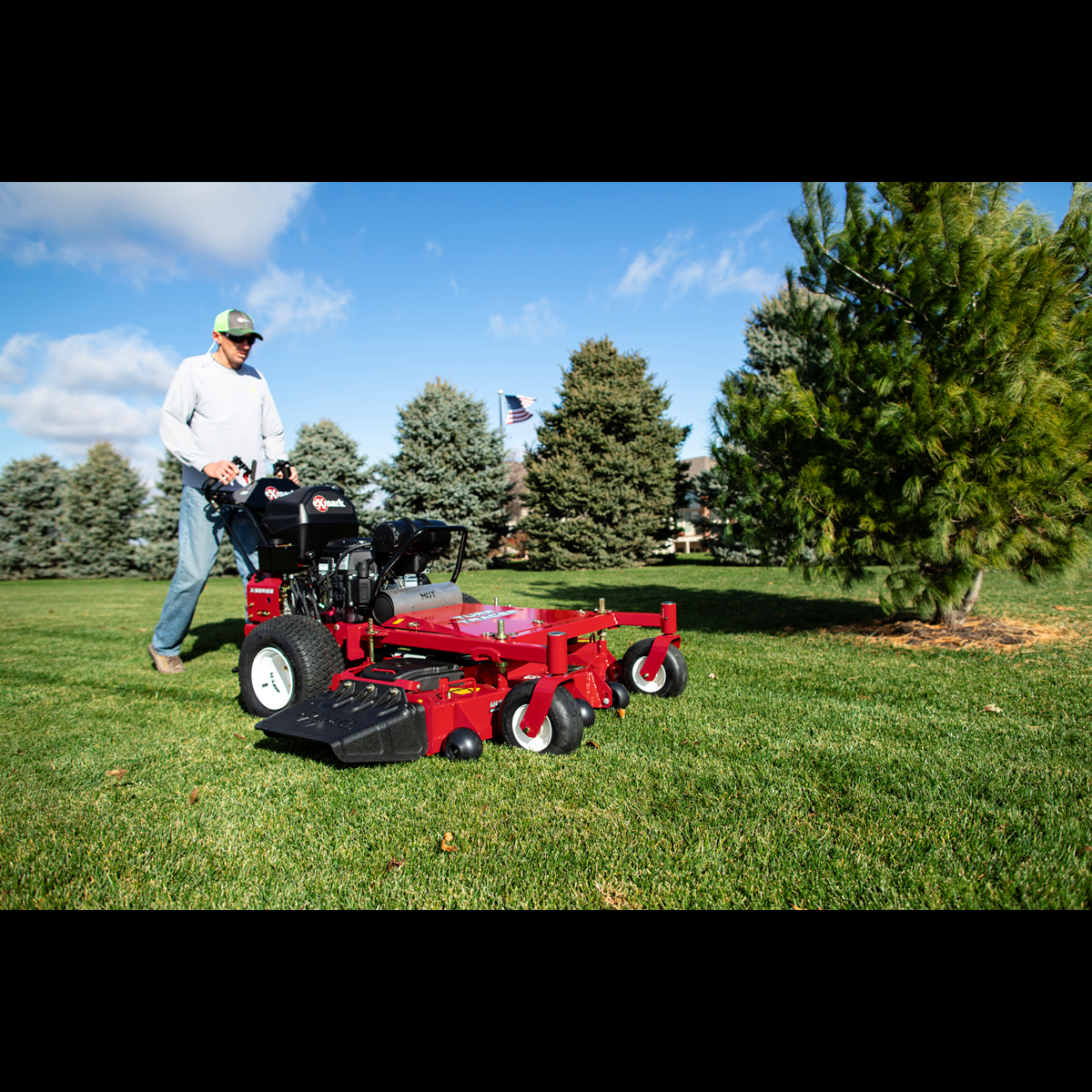 Exmark Turf Tracer X-Series with 22 HP* Kawasaki FX691V Engine and 52" UltraCut Series 4 Deck Exmark Turf Tracer X-Series with 22 HP* Kawasaki FX691V Engine and 52" UltraCut Series 4 Deck