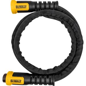 DEWALT 6 ft. x 5/8 in. Heavy-Duty Professional Grade Fabric Garden Hose DEWALT 6 ft. x 5/8 in. Heavy-Duty Professional Grade Fabric Garden Hose
