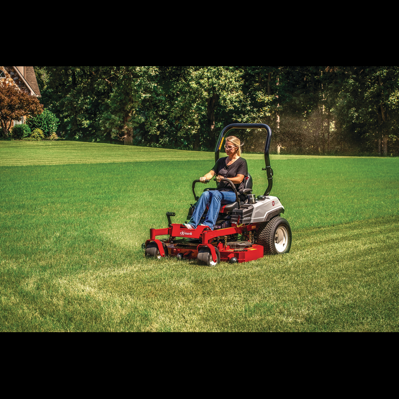 Exmark Radius E-Series with 24 HP* Kohler 7000 Engine and 48” UltraCut Series 3 (2-Blade) Deck Exmark Radius E-Series with 24 HP* Kohler 7000 Engine and 48” UltraCut Series 3 (2-Blade) Deck