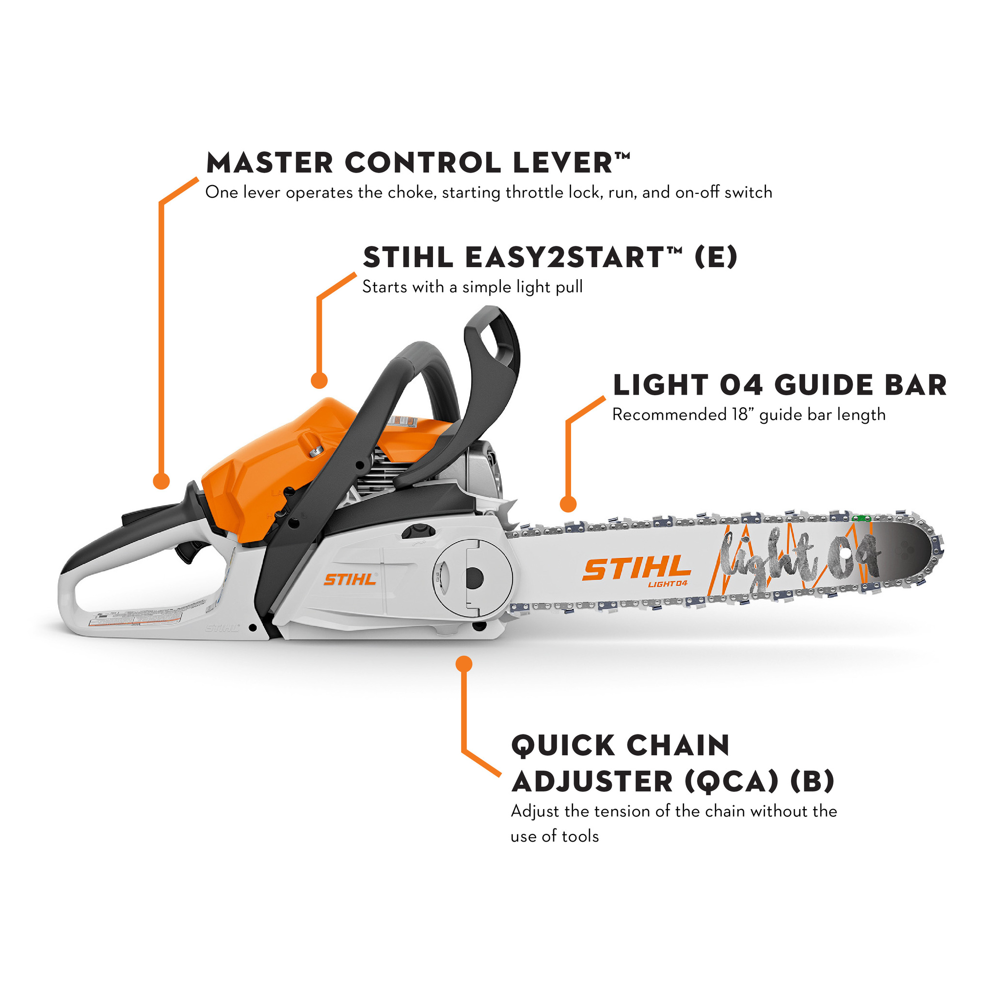 STIHL MS 212 Gasoline Chainsaw