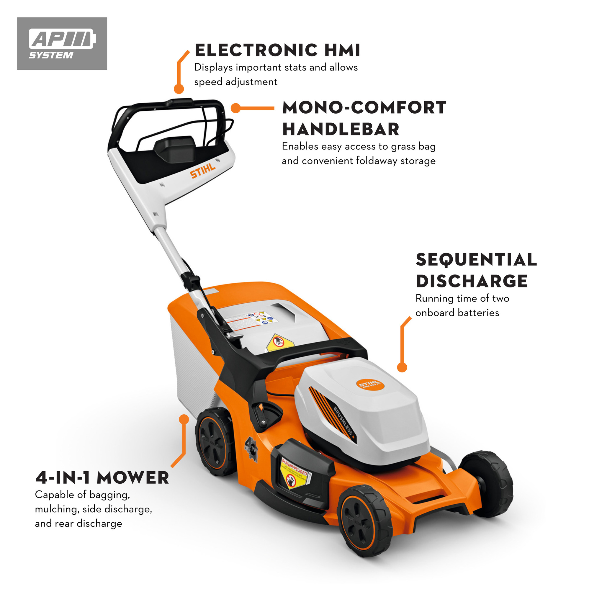 STIHL RMA 453 Battery Powered Lawn Mower