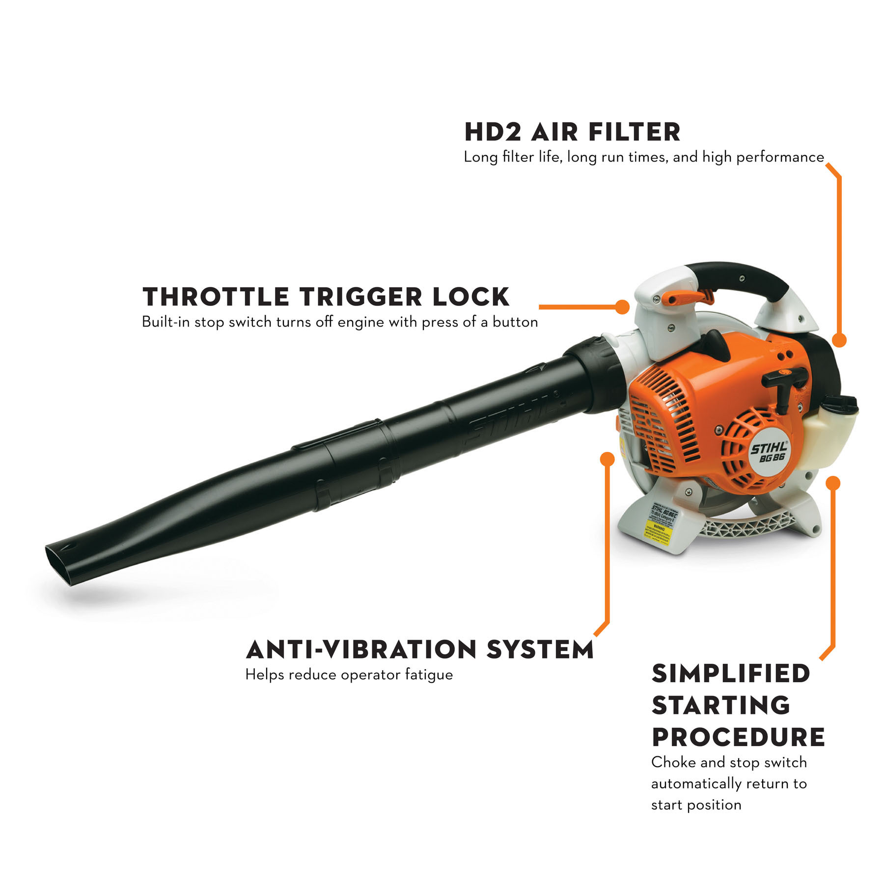 STIHL BG 86 Gasoline Blower