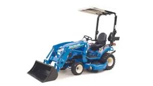 New Holland WORKMASTER™ 25S Open-Air + 100LC Loader + 160GMS Mower