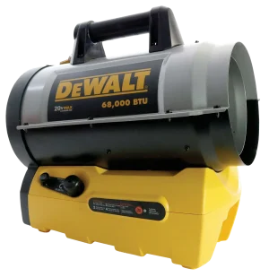 DEWALT® 20V MAX* 70,000 BTU Cordless Forced Air Propane Heater