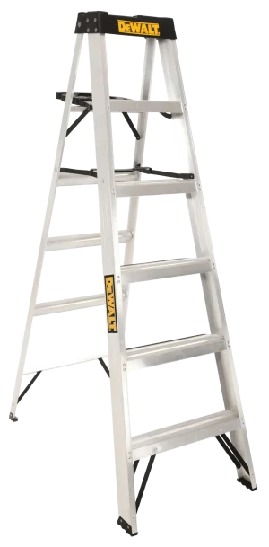 DEWALT® 6' Aluminum Stepladder 300 lbs Load Capacity