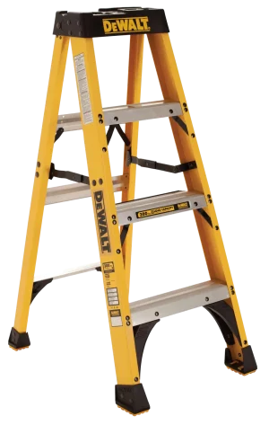 DEWALT® 4' Fiberglass Stepladder 300 lbs Load Capacity