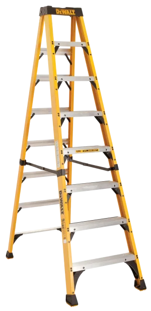 DEWALT® 8' Fiberglass Stepladder 375 lbs Load Capacity