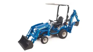 New Holland WORKMASTER™ 25S Open-Air + 100LC Loader + 905GBL Backhoe